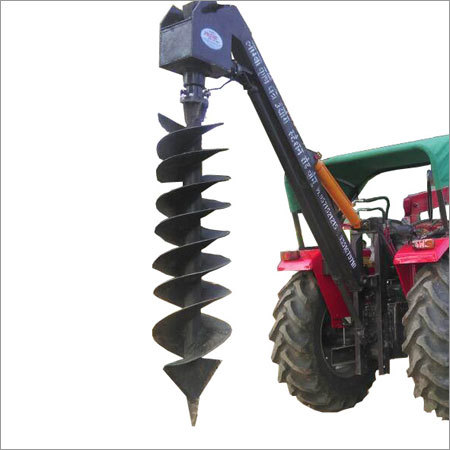 Single Boom Single Pump Hydraulic Post Hole Digger