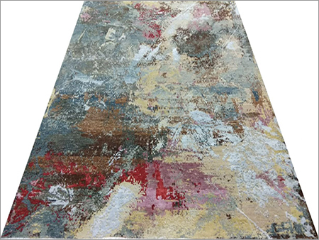 6x9 Hand Knotted Carpet - Wool Blend, Multicolor, High Knot Density | Durable, Elegant, Unique Design