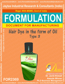 Hair Dying Color Formulaion