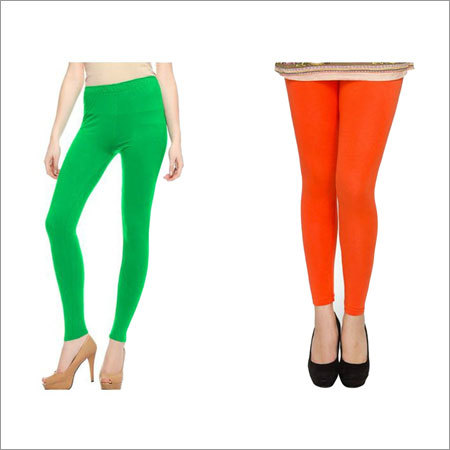 Ladies Ankle Length Plain Leggings