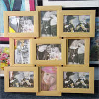 Acrylic Photo Frame - Wood Material, 2-5 Millimeter Thickness | Sand Color, Wall Mounting, Rectangular Shape
