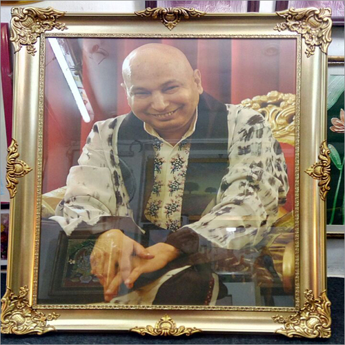 Design For Framing - Wood Photo Frame | Square Shape, Golden Color, Indian Style, 2-6 mm Thickness, Hanging Mounting Type