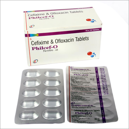 cefixime 200 mg Ofloxacin 200mg  Tablets
