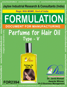 E Books Formula Of Perfume Compound For Hair Oil Type-5