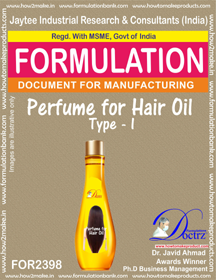 Formula of Perfume compound for Hair Oil type-1