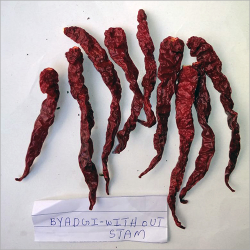 Dried spices chillies
