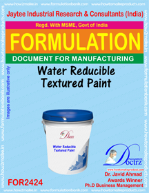 Water Reducible Texture Paint - Advanced Water-Based Formula , E-Book Included for Application Techniques
