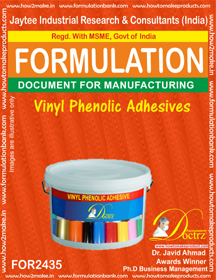 Vinyl Phenolic Adhesive Formula - Digital Downloadable Document | Instant Email Delivery, E-Book Format