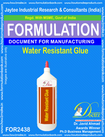 E Books Water Resistant Glue Formulation
