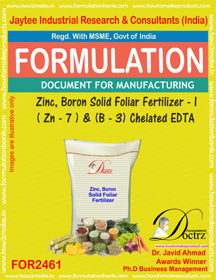 E Books Zinc-Boron Solidfoleir Fertilizer I Z-7 B-3 Chelatd Edta