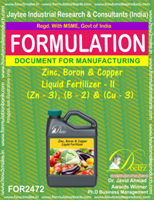 Micro Nutrients & Fertilizer Formulations