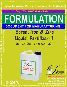 Micro Nutrients & Fertilizer Formulations