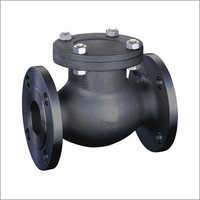 Carbon Steel Valves - 1/2 To 2 Inch Size, 150 Psi Pressure Rating, 450°f Temperature Stability | Swing Check Body, Black Epoxy Coated, Leak Proof Design