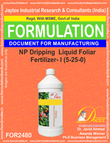 E Books Np Dripping Liquid Foliar Fertilizer-I Formula