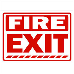 Fire Exit Safety Signage