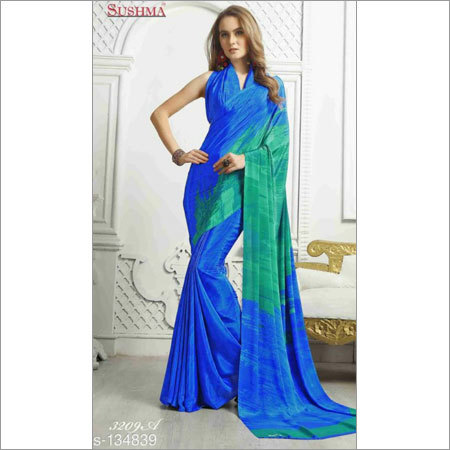Ladies Designer Crepe Saree