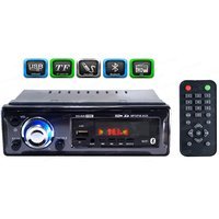 Car Stereo - 180x120x50mm Black LED Display, Bluetooth USB TF, Remote Control, 4x45W Power Output