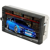 Car Stereo - 7 Inch TFT Touchscreen, 60W x4 MOSFET Amplifier, Bluetooth, USB, TF, Rear Camera Input, FM Radio