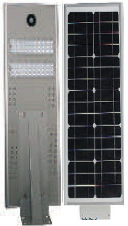 Silver Led 30w Integrated Solar Street Light