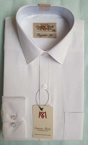Men's Formal Shirt - Chambray Cotton, Available in L, M, XL, XXL - Breathable, Easy to Iron, Full Sleeves
