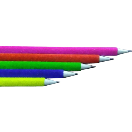 Student Writing Velvet Pencil