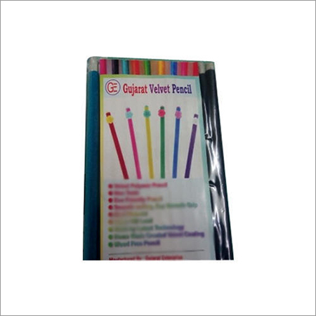 Writing Velvet Pencil Box
