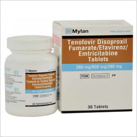 Efavirenz Emtricitabine & Tenofovir Disoproxil Tablet General Drugs