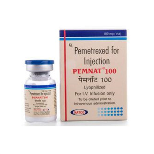 Pemetrexed Injection - 100mg & 500mg Single Dose Vials | Antifolate Antineoplastic Agent for Cancer Treatment, Liquid Formulation, Store in Cool Conditions