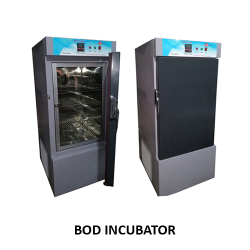 Bod Incubator - Stainless Steel Inner, 5 to 60 Celsius Range | PID Microprocessor Control, Double Walled, 2/3 Adjustable Shelves, CFC Free