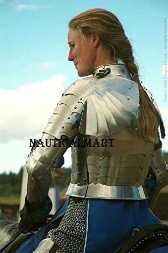 Steel Nauticalmart Ladies Gothic Pauldrons Set Armour Halloween Costume