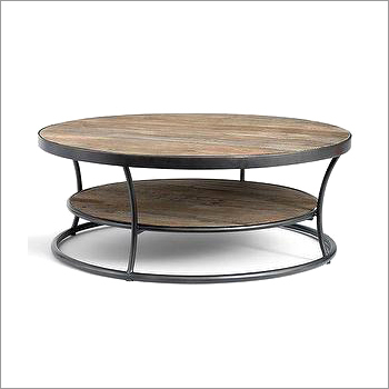 Iron and Wooden Coffee Table Iron and Wooden Coffee Table
