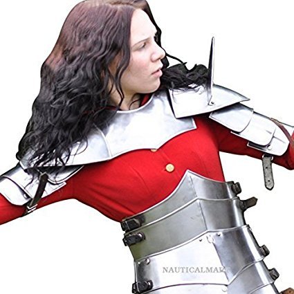 Steel Nauticalmart Reproduction Lady Armour Gothic German Style Medieval Halloween Costume -Custom Size