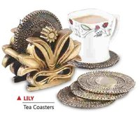 Gold Coin Tea Coaster