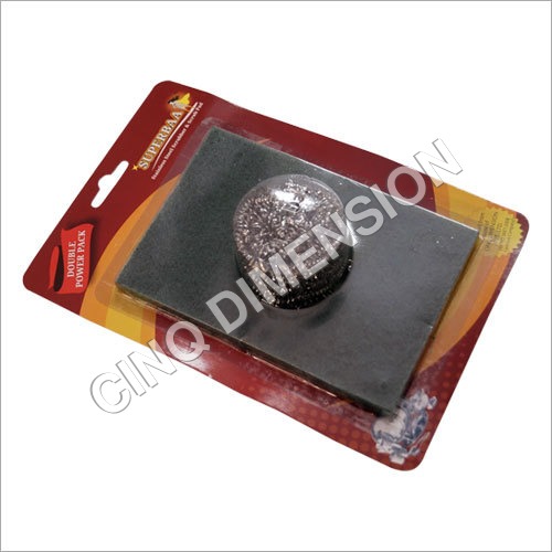 Combo pack (Stainless Steel Scrubber And Scrub Pad)