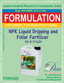 E Books Npk Liquid Dripping & Foliar Fertilizer (10-4-7+Cao)