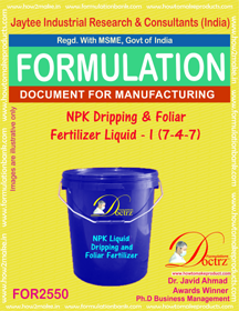 E Books Npk Dripping And Foliar Fertilizer Liquid -I (7-4-7)