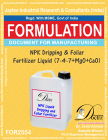 E Books Npk Dripping & Foliar Fertilizer Liquid (7-4-7+Mgo+Cao)