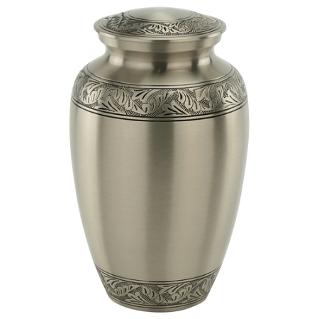 Coronet Pewter Metal Brass Cremation Urn