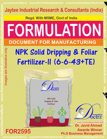 NPK Solid Dripping & Foliar Fertilizer-II (6-6-43+TE)