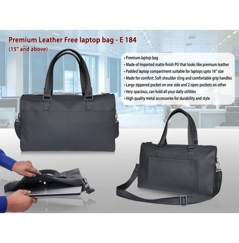 Premium Leather Free Laptop Bag ( 15" And Above)