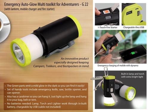 Emergency Auto-Glow Multi Toolkit For Adventurers