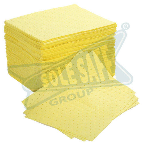 Yellow Chemical Absorbent Pad