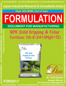 E Books Npk Solid Dripping & Foliar Fertilizer (16-8-24+3Mgo+Te)