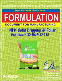 E Books Npk Solid Dripping & Foliage Fertilizer (12-36-12+Te)