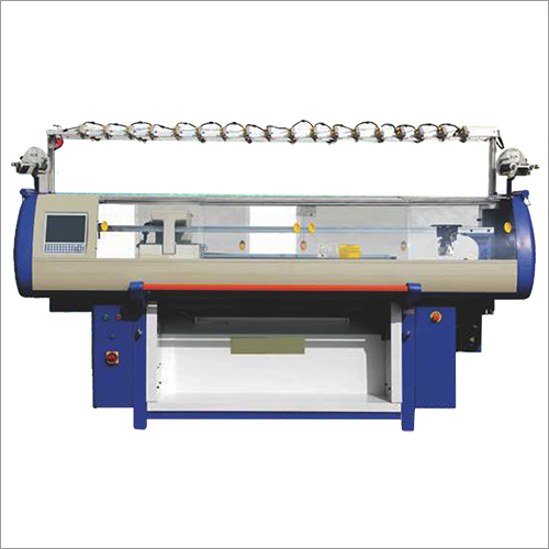 High Speed Fully Computerised Two System Flat Knitting Machine With And Without Comb Device