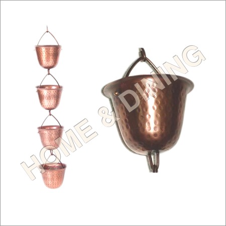 Rain Chain Hammered Garden Item