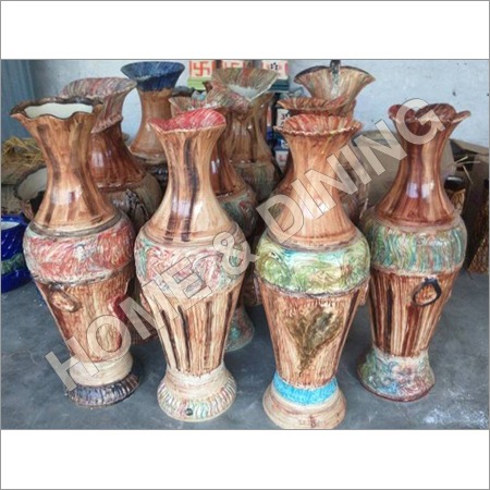 Inorganic 24 Inch Antique Ceramic Vase