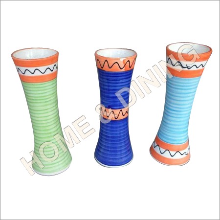 Set Of 3 12 Inch Ceramic Vase