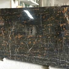 Golden Waterfall Portoro Marble - Polished Natural Stone Slabs Rugged Structure & Stunning Waterfall Texture for Floors Walls & Countertops