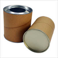 Paper Cylindrical Container - Eco-friendly Paper Material, Available In Various Sizes, Opaque Finish With Lightweight Rigid Structure, Anti-corrosive Metal Lids